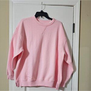 NWT Always And Forever Real Aerie Oversized  Pink Sweatshirt